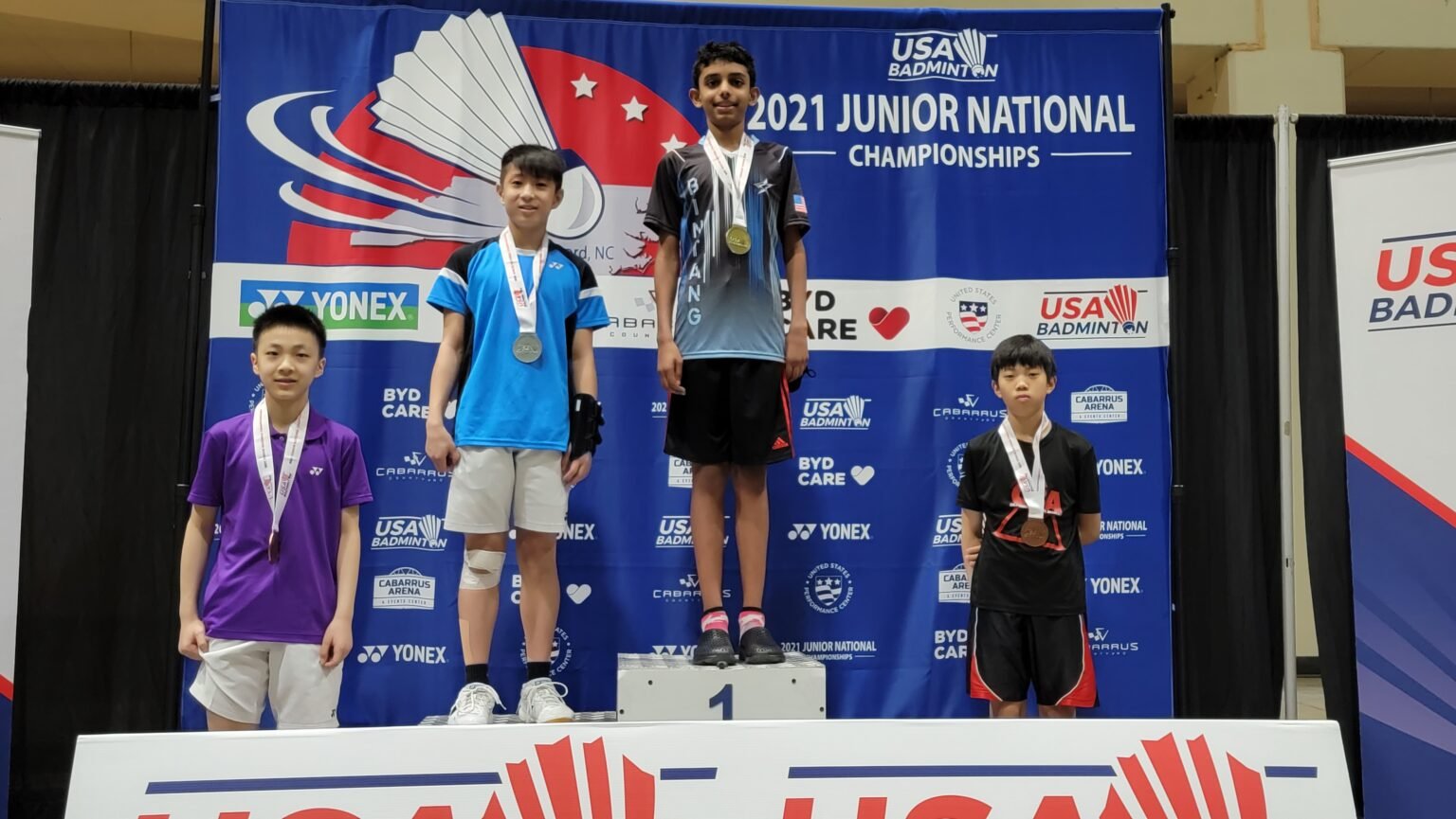 2021 Junior Nationals Medalists USA Badminton