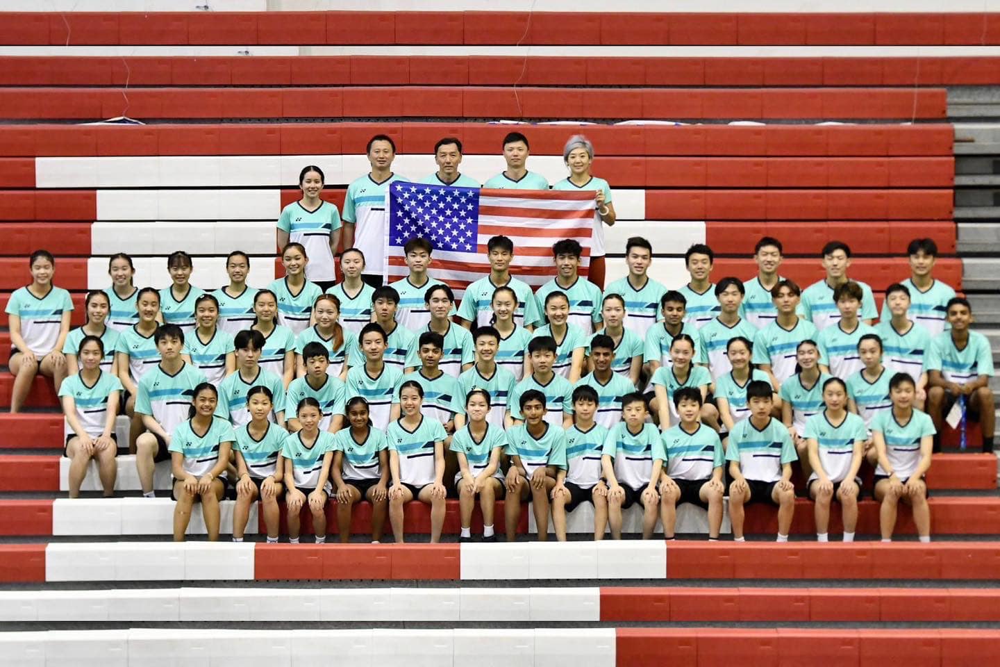 Photo of Team USA athletes at the Pan Am Junior Championships